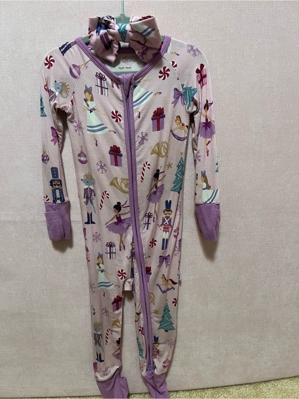 Little Sleepies Nutcracker Ballet Zippy 12–18M Retired Bamboo Pajama